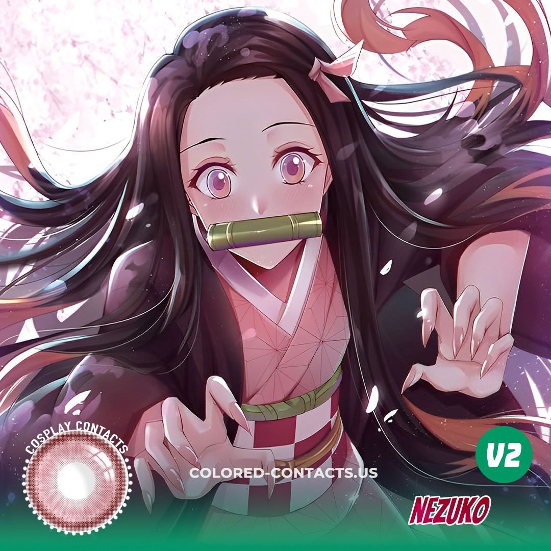 Nezuko Cosplay Contact Lenses – 2025 - image 1