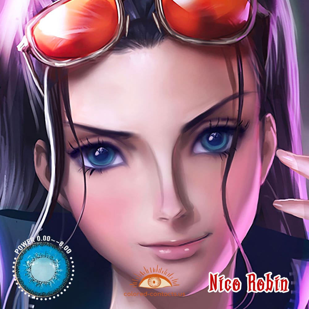 Nico Robin Cosplay Contact Lenses - image 1