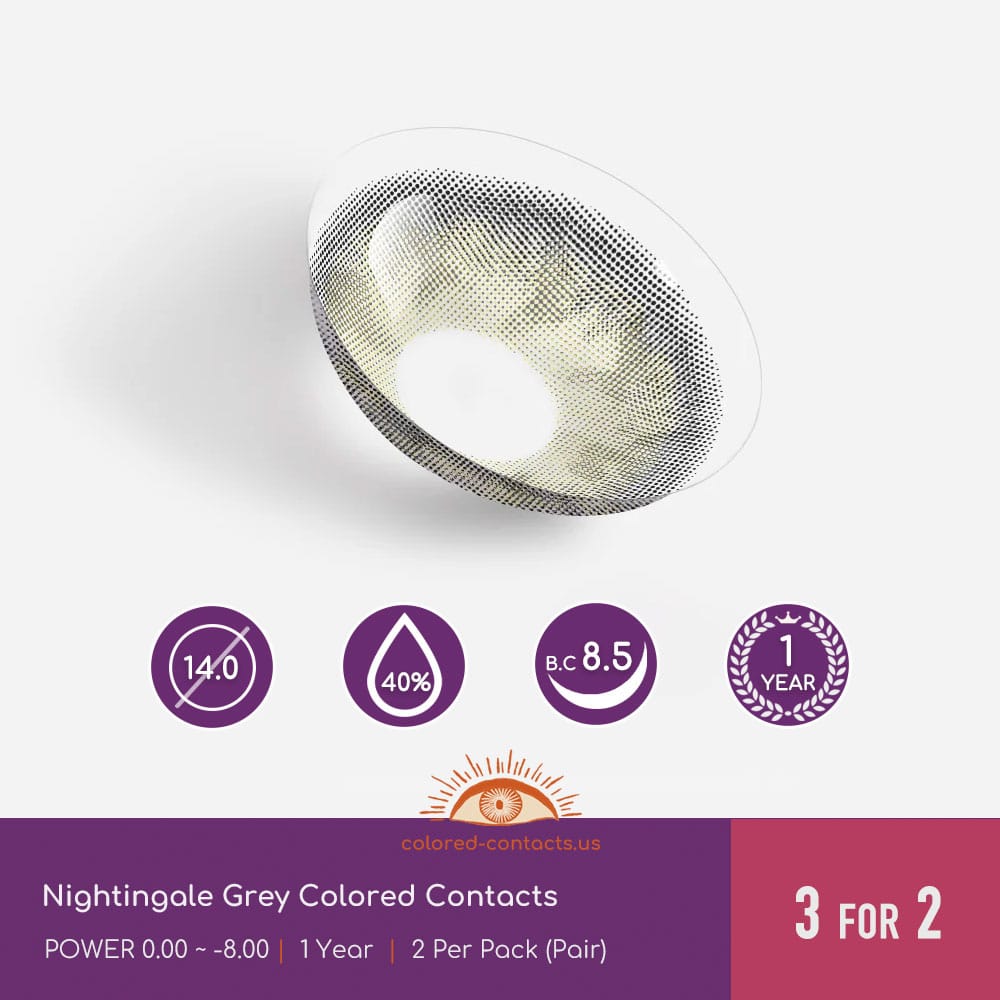 Nightingale Grey Colored Contacts - thumbnail 3