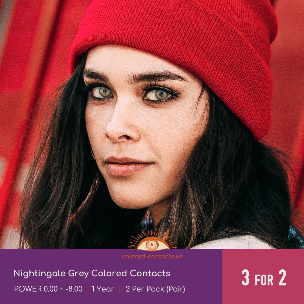 Nightingale Grey Colored Contacts - thumbnail 2