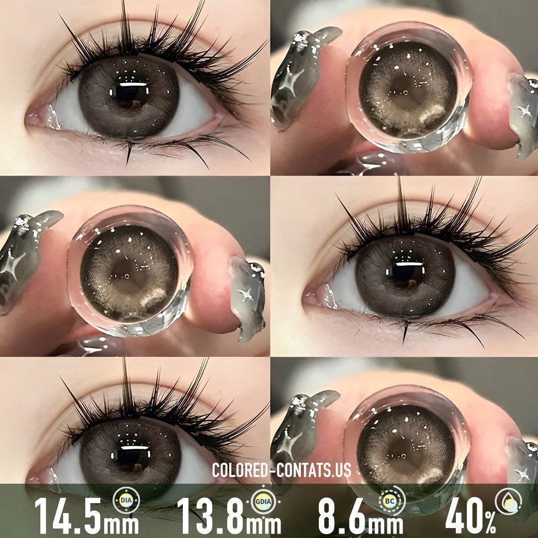Noble Caramel Brown Contact Lenses - image 1