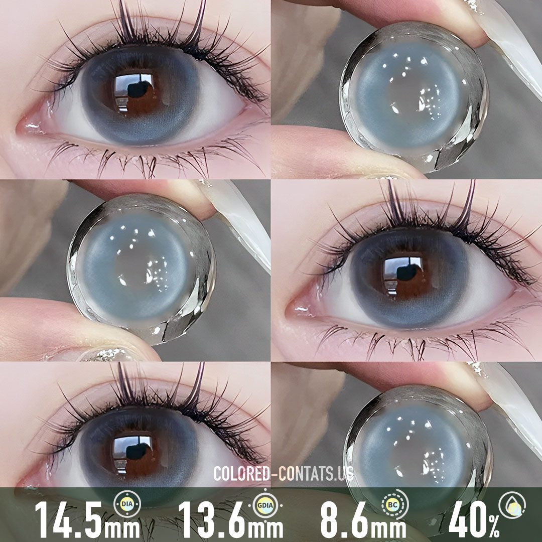 Nordic Mist Grey Blue Contact Lenses - image 1