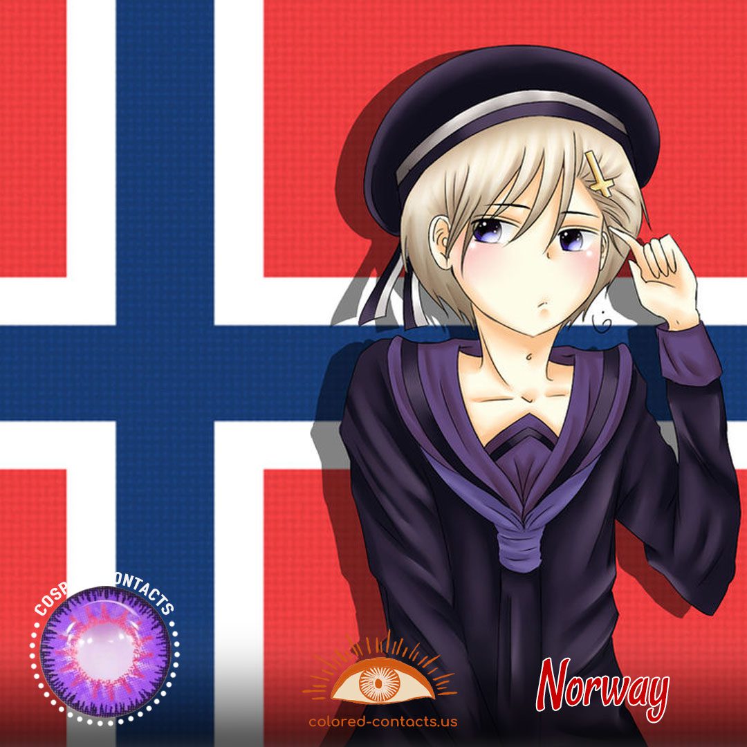 Hetalia: Axis Powers - Norway Cosplay Contact Lenses - image 1