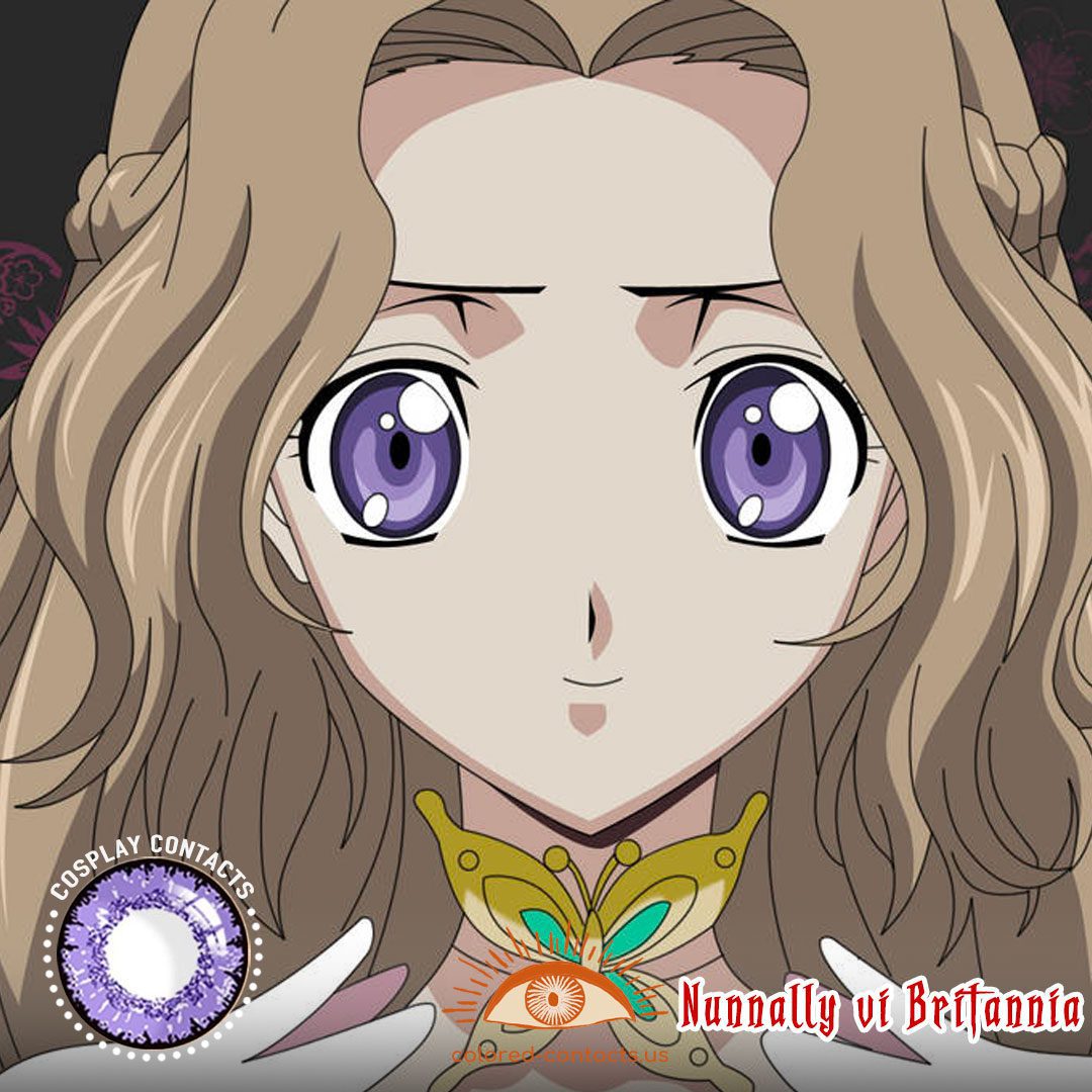 Code Geass: Nunnally vi Britannia Cosplay Contacts - image 1