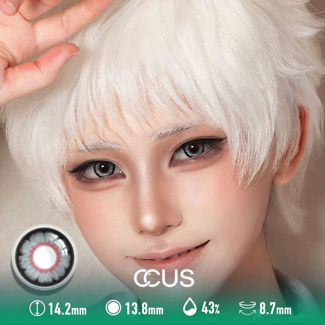 Grey Clover Contact Lenses - thumbnail 3