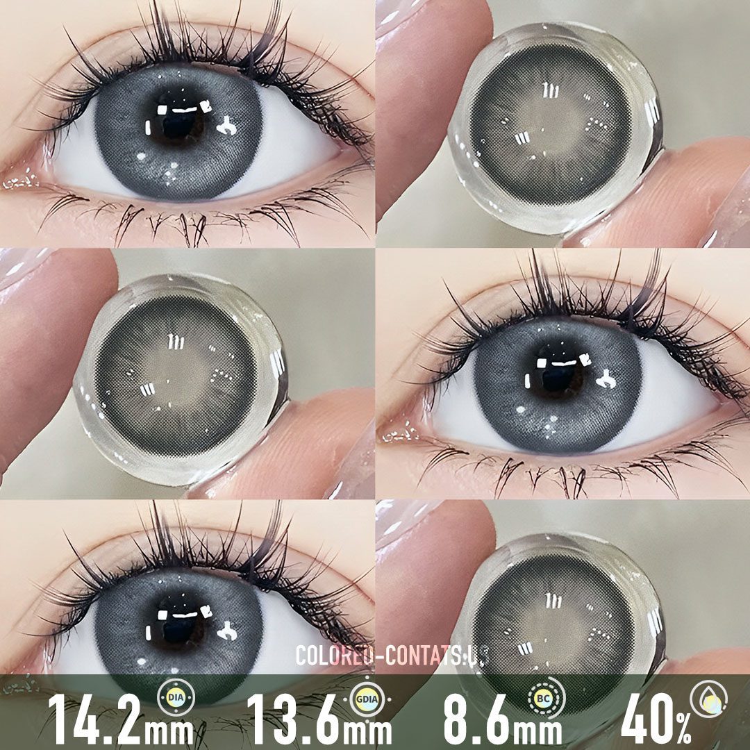 Obsidian Dark Grey Contact Lenses - image 1