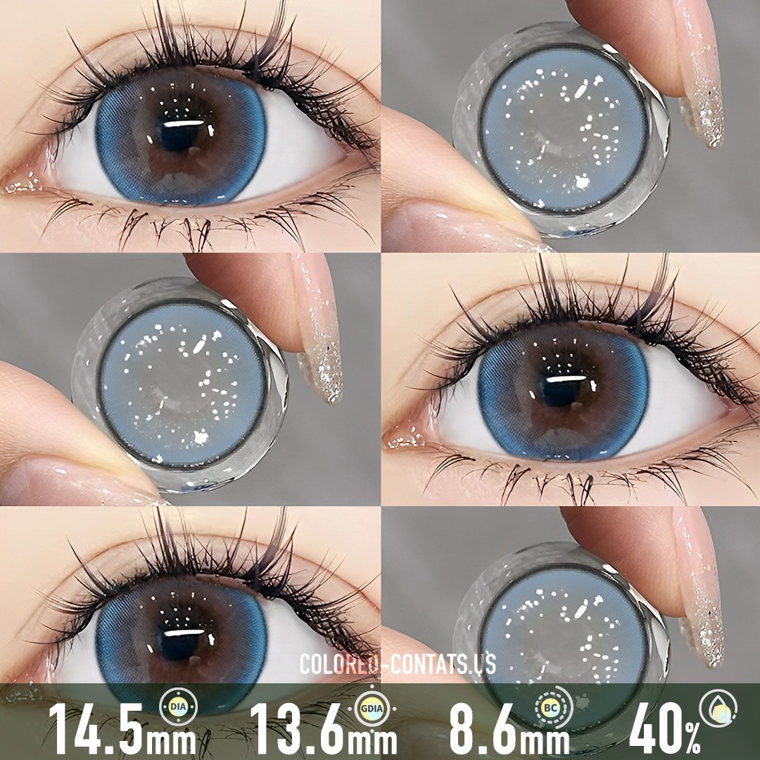 Ocean Abyss Blue Contact Lenses - image 1