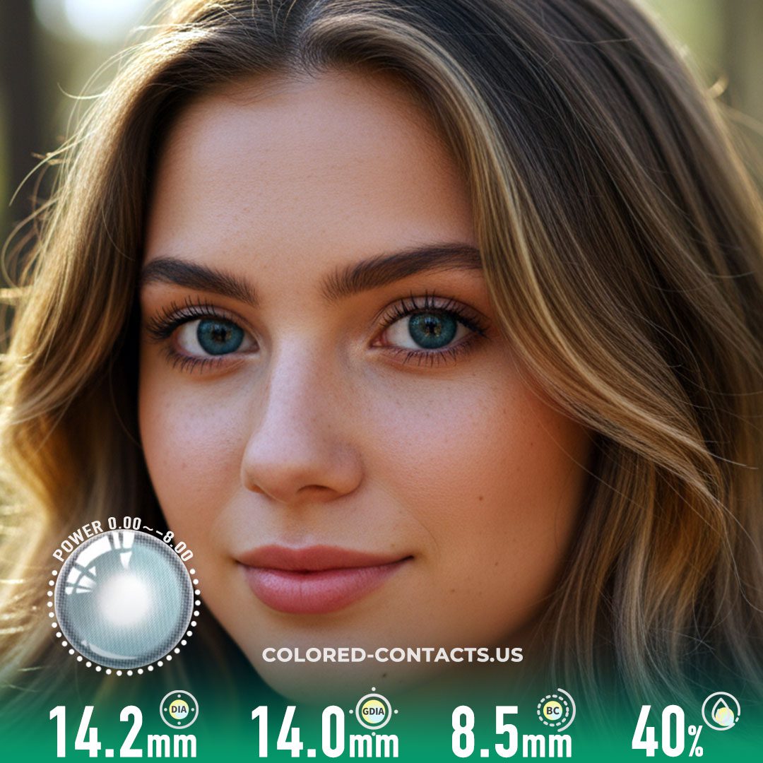 Ocean Mist Blue Daily Colored Contacts – 10 Lenses - image 1