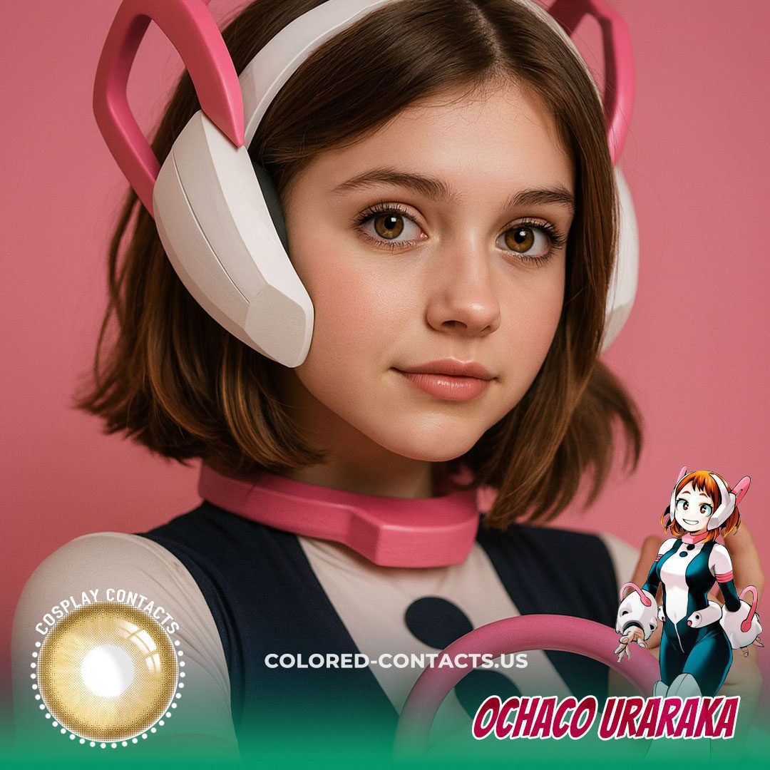 Ochaco Uraraka Cosplay Contact Lenses - image 1