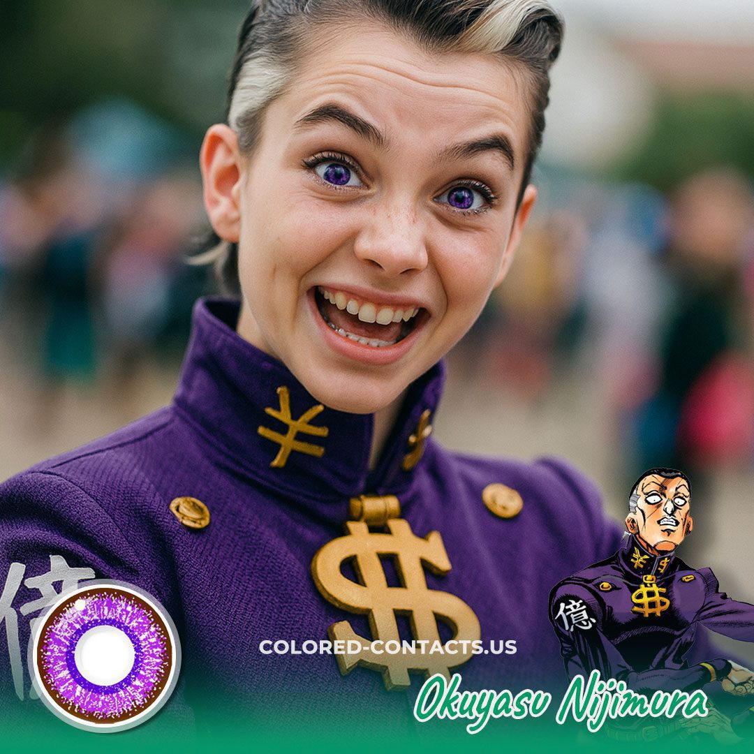 Okuyasu Nijimura Cosplay Contact Lenses - image 1