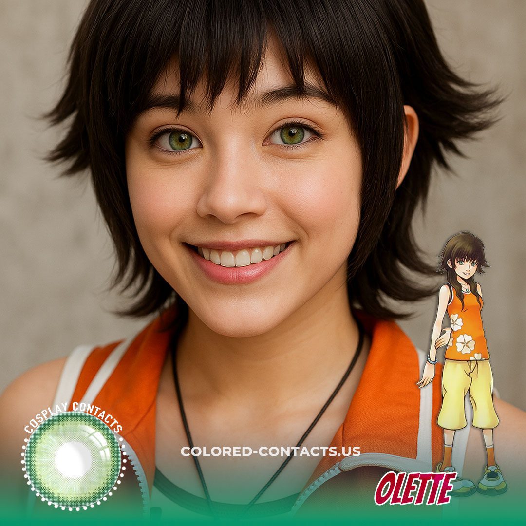 Kingdom Hearts: Olette Cosplay Contact Lenses - image 1