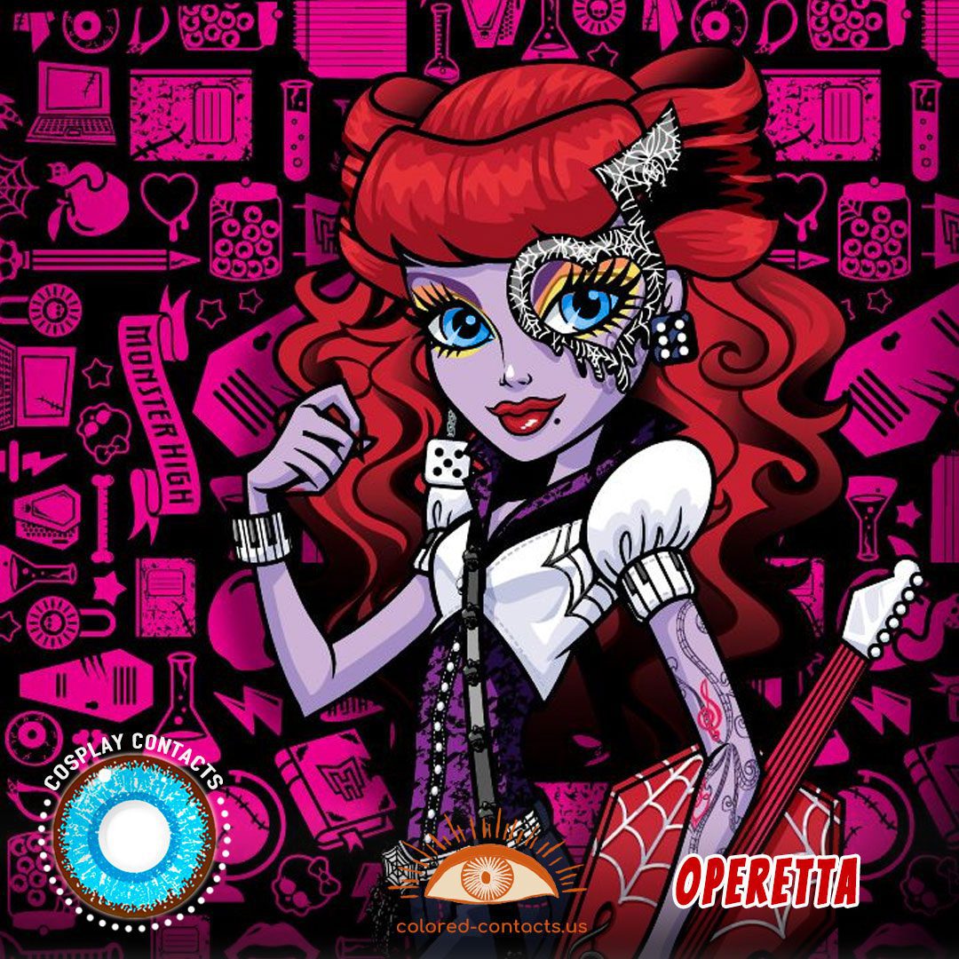 Monster High : Operetta Cosplay Contact Lenses - image 1