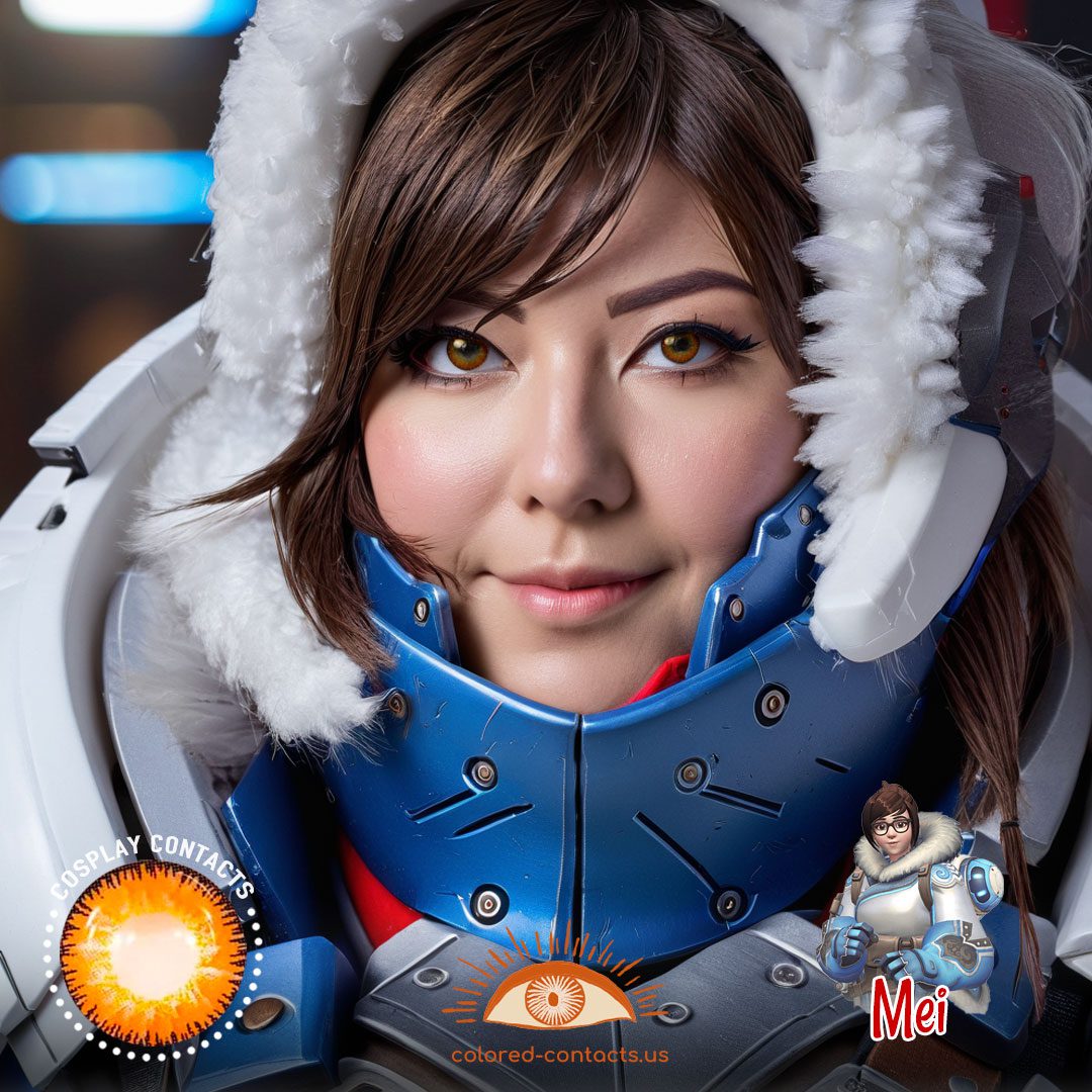 Overwatch: Mei Cosplay Contact Lenses - image 1