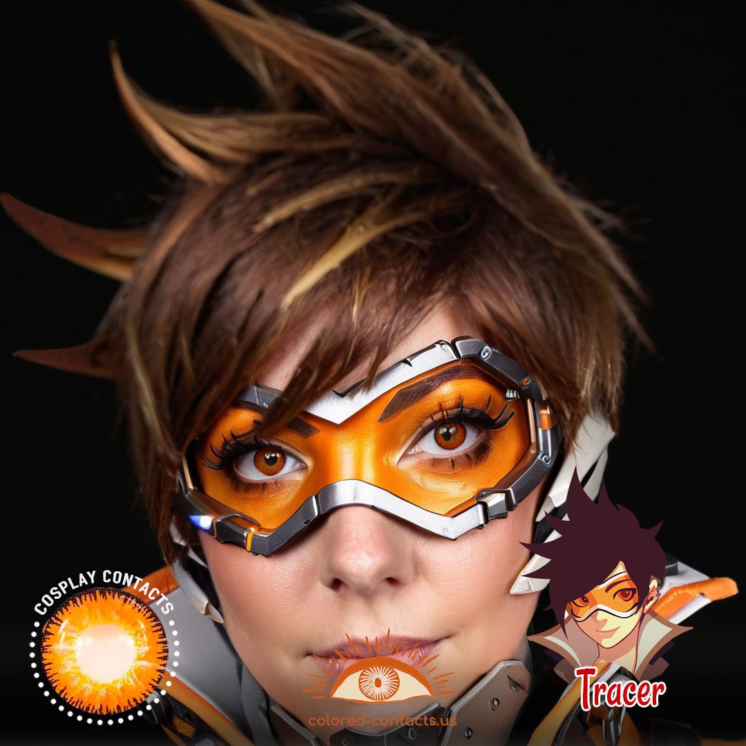 Overwatch: Tracer Cosplay Contact Lenses - image 1