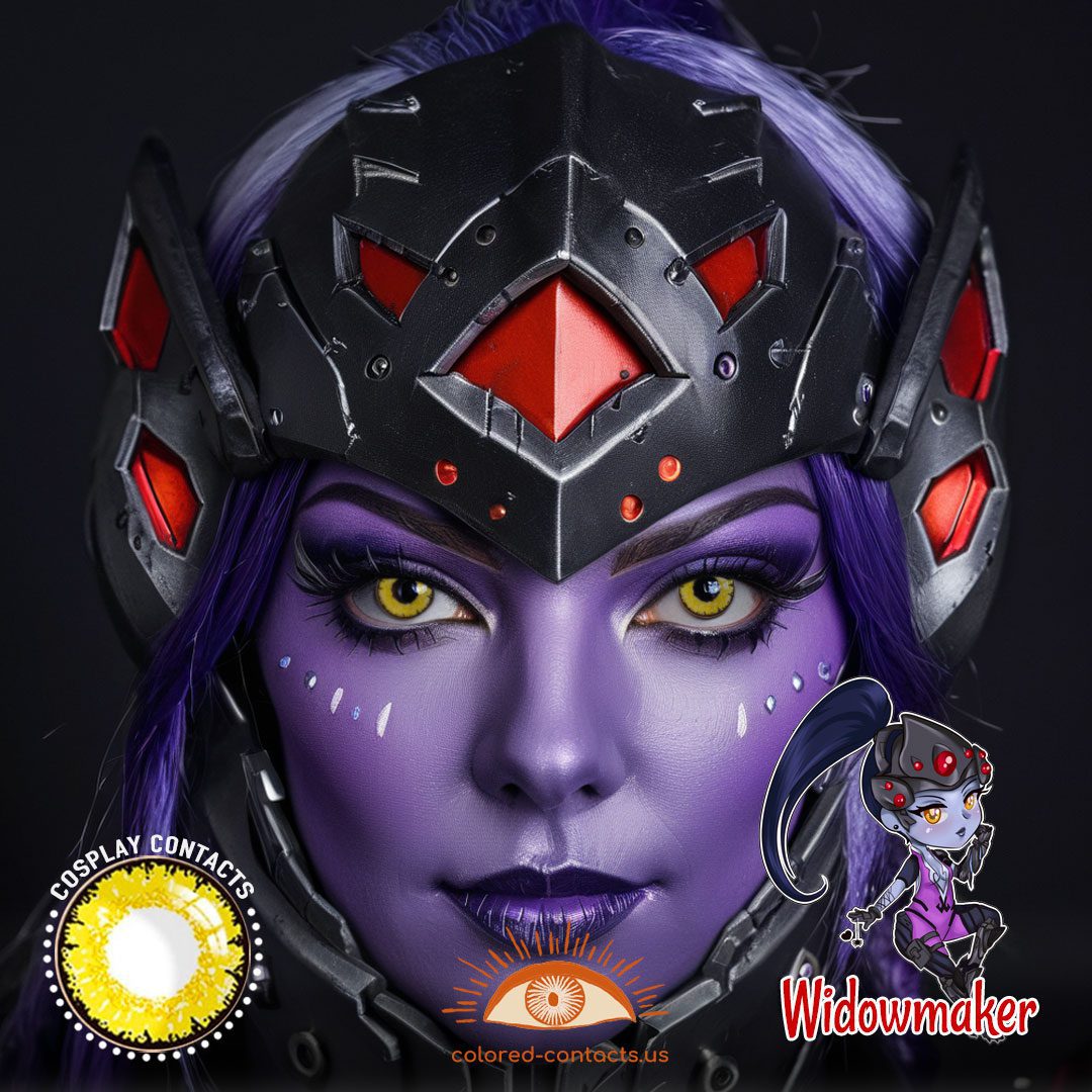Overwatch: Widowmaker Cosplay Contact Lenses - image 1