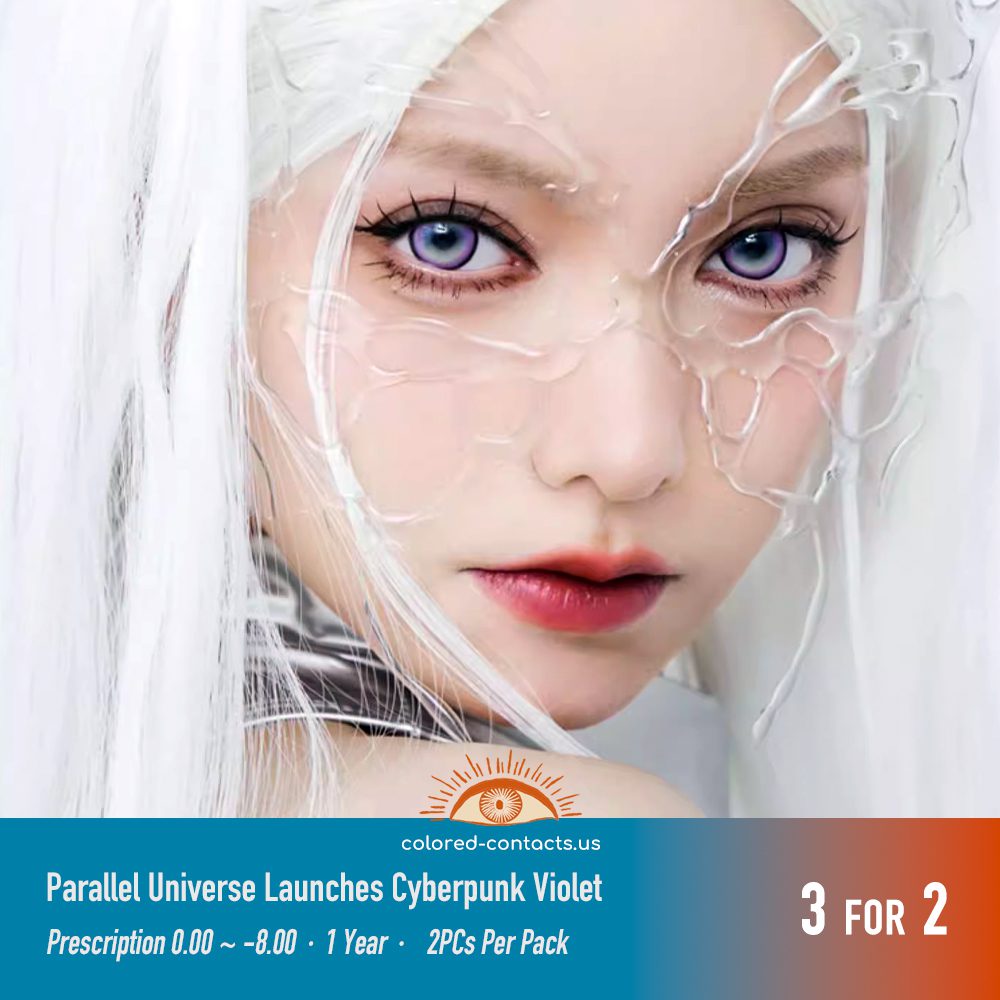 Parallel Universe Launches Cyberpunk Violet Contact Lenses - thumbnail 5