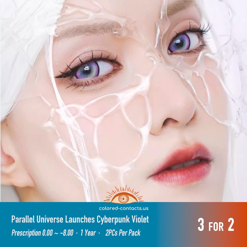 Parallel Universe Launches Cyberpunk Violet Contact Lenses - thumbnail 2