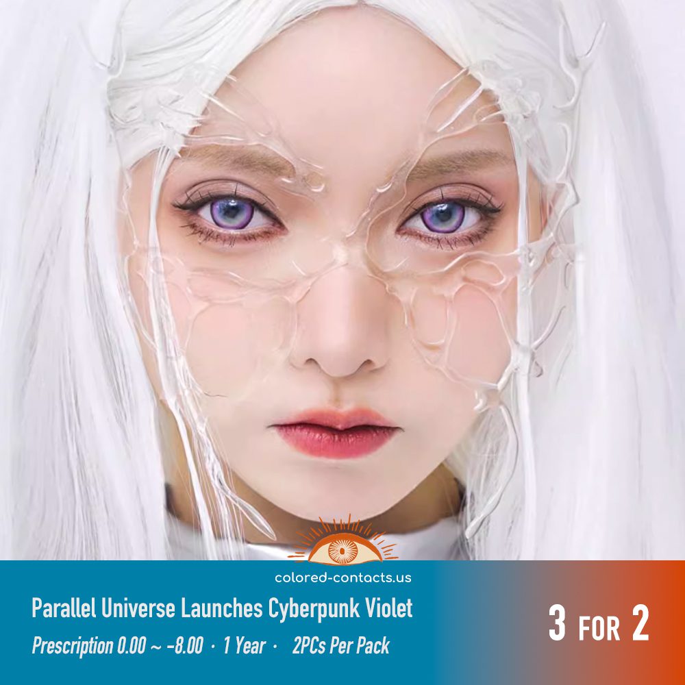 Parallel Universe Launches Cyberpunk Violet Contact Lenses - thumbnail 6
