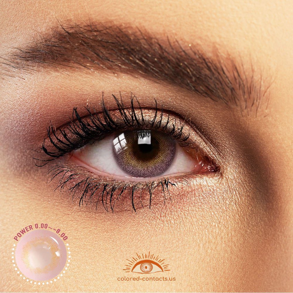 Peaceful Pink Colored Contacts - image 1