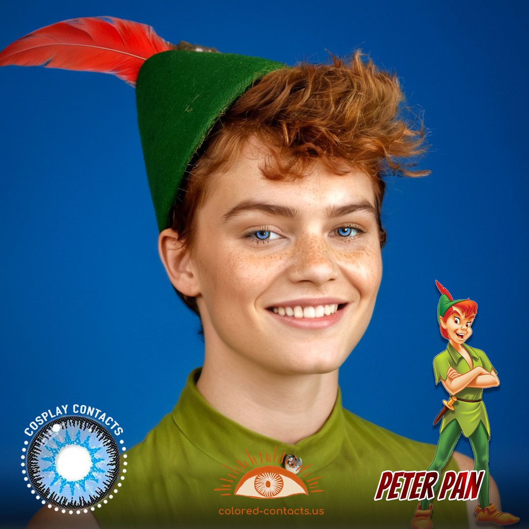 Peter Pan Cosplay Blue Contact Lenses - image 1
