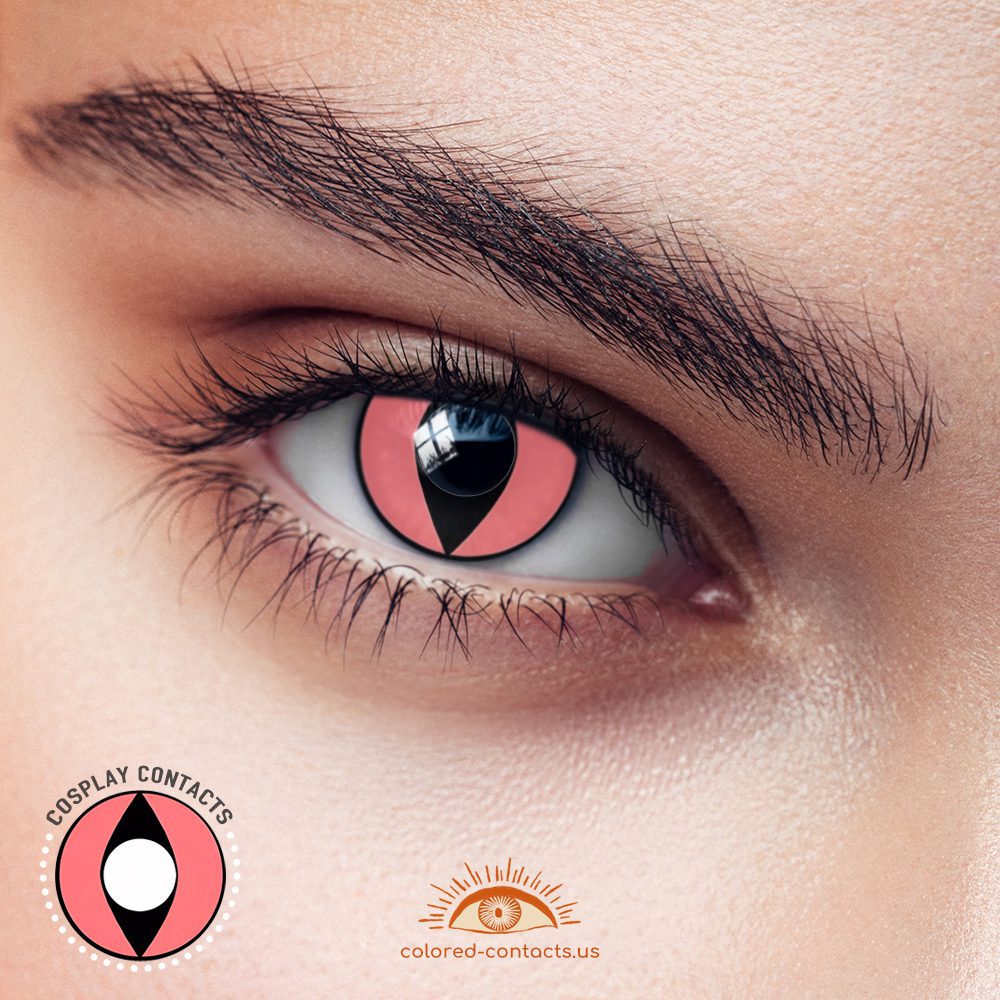 Pink Cat Eye Contacts - thumbnail 2