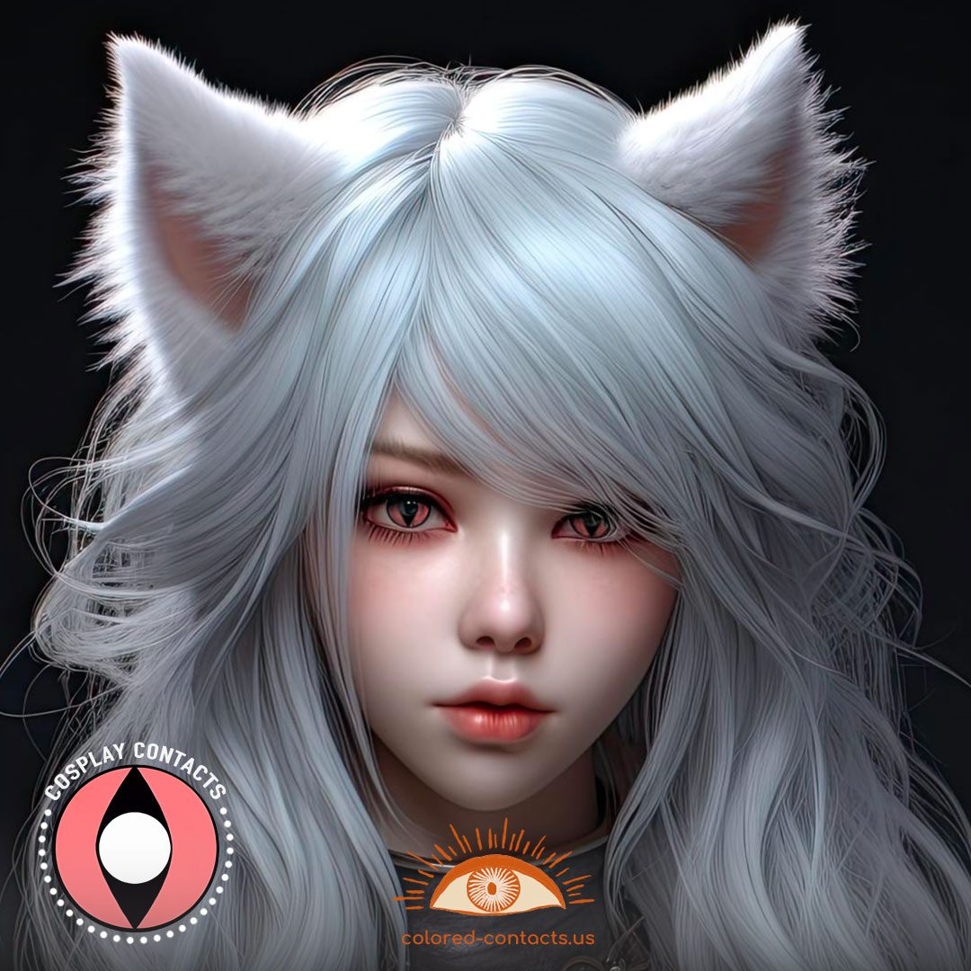 Pink Cat Eye Contacts - image 1