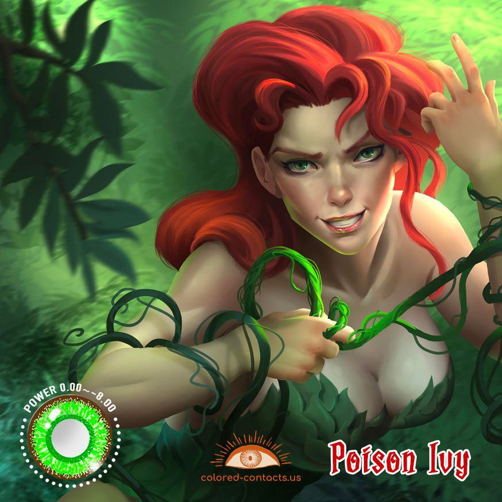 Poison Ivy Cosplay Contact Lenses - image 1