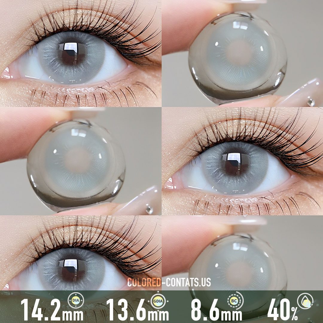 Polar Ice Light Grey Blue Contact Lenses - image 1