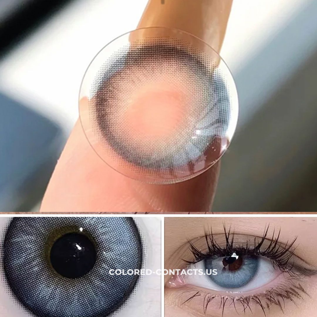 Pony Grey-Blue Colored Contacts - thumbnail 2