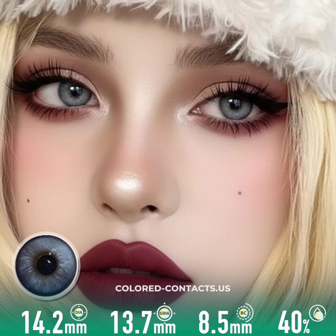 Pony Grey-Blue Colored Contacts - image 1
