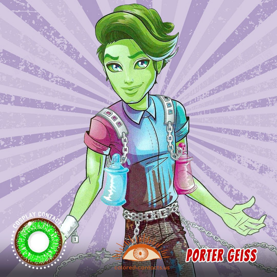 Monster High : Porter Geiss Cosplay Contact Lenses - image 1