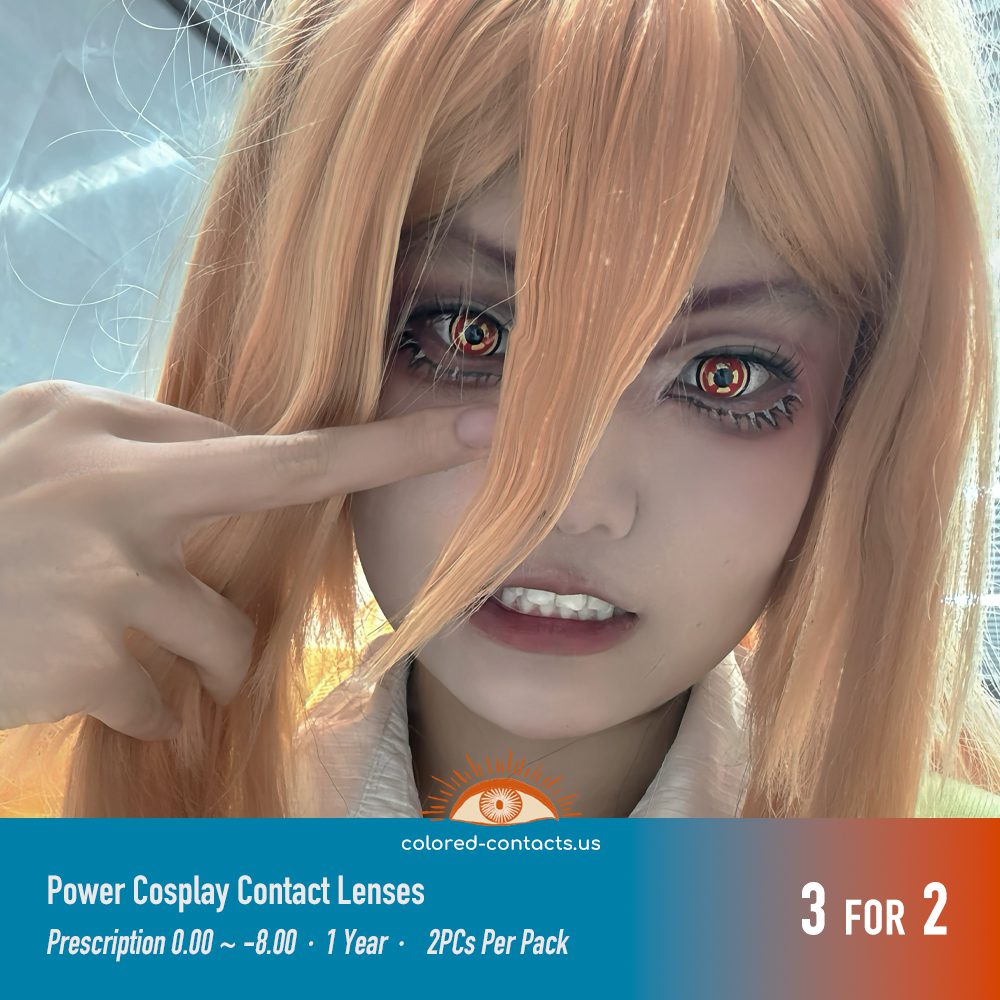 Chainsaw Man - Power Cosplay Contact Lenses - thumbnail 5