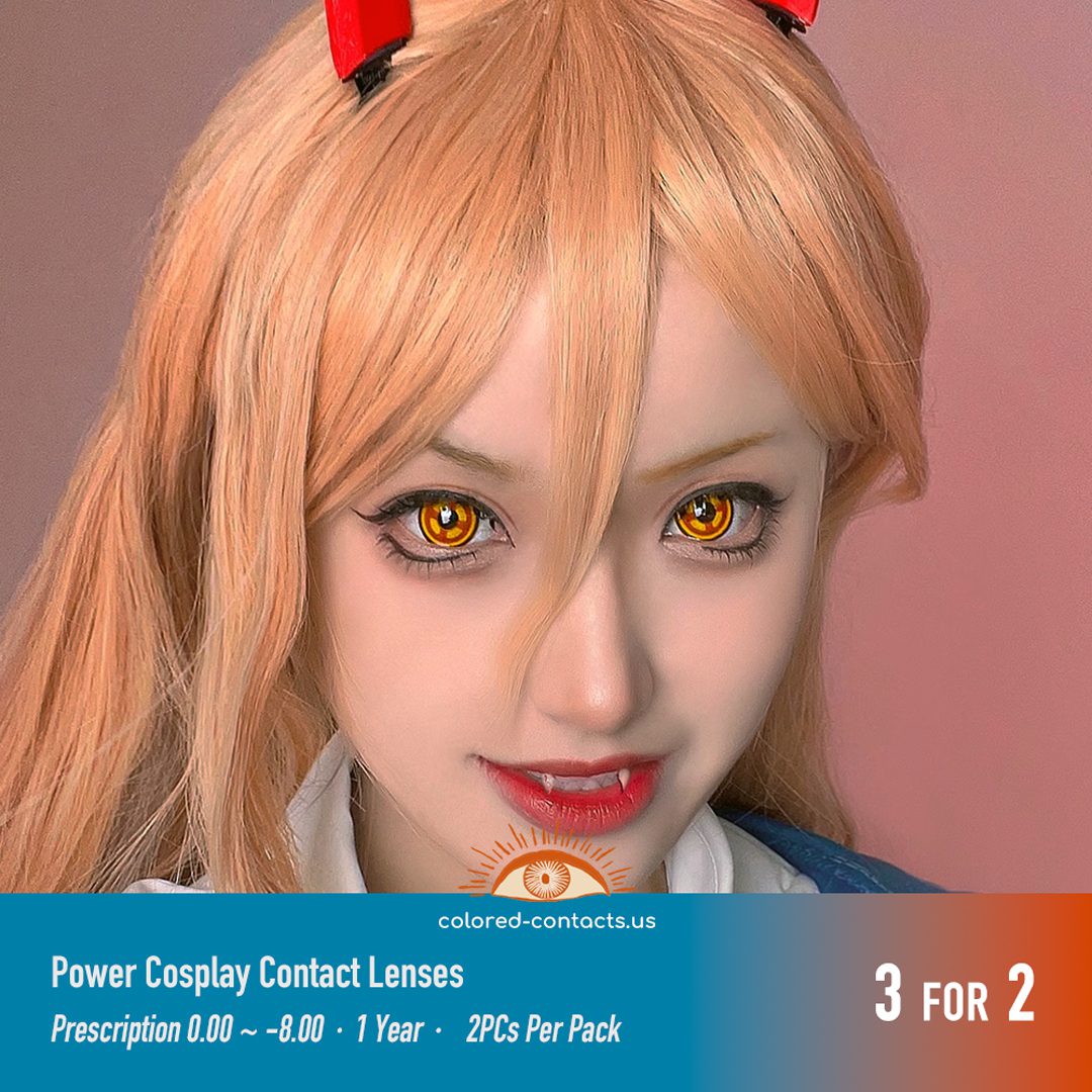Chainsaw Man - Power Cosplay Contact Lenses - thumbnail 4