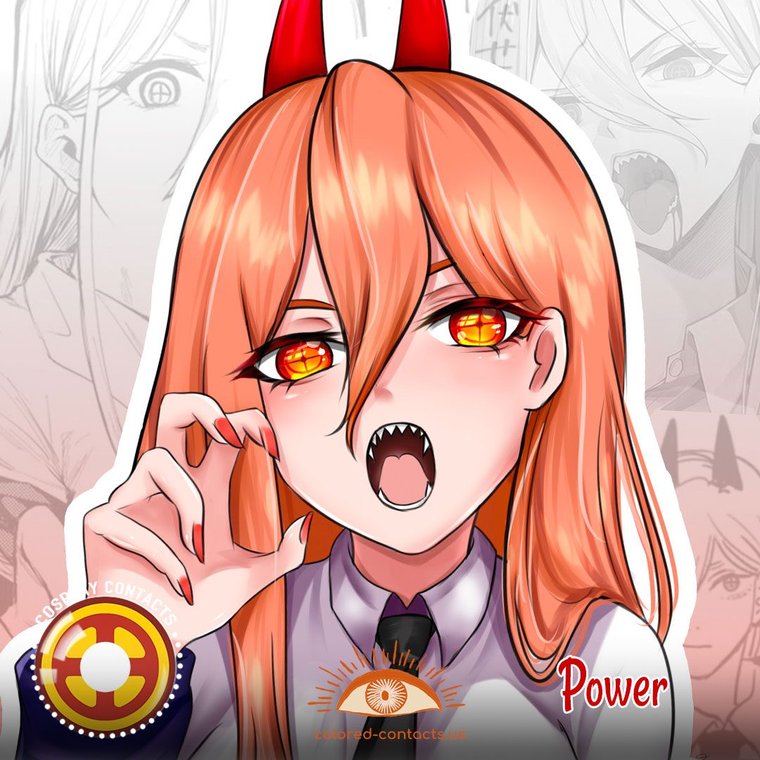 Chainsaw Man - Power Cosplay Contact Lenses - image 1