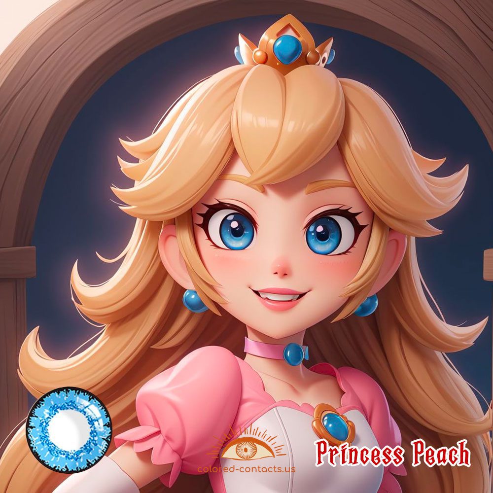 Princess Peach Cosplay Contact Lenses - image 1