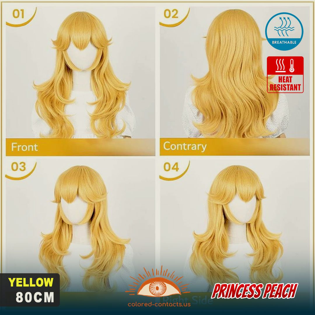 Princess Peach Cosplay Wig - thumbnail 2