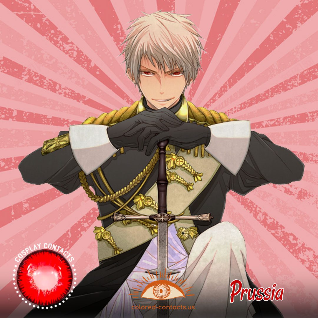 Hetalia: Axis Powers - Prussia Cosplay Contact Lenses - image 1