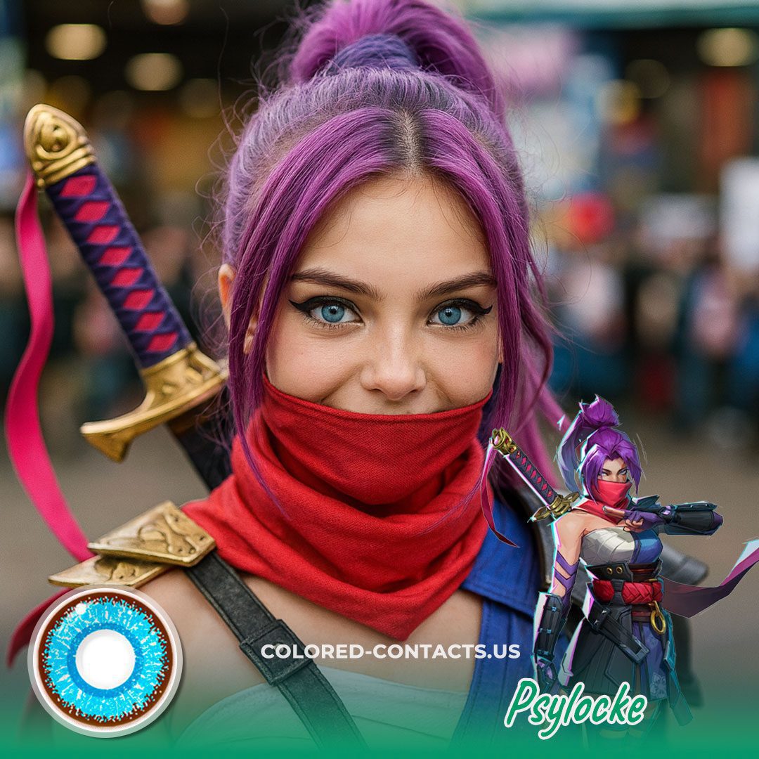 Psylocke Cosplay Contact Lenses - image 1