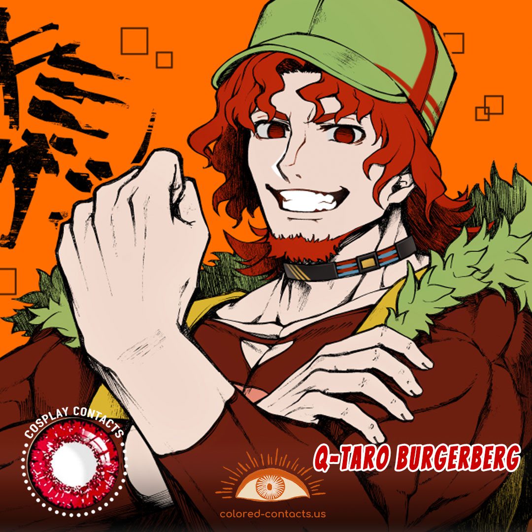 Q-taro Burgerberg Cosplay Contact Lenses - image 1