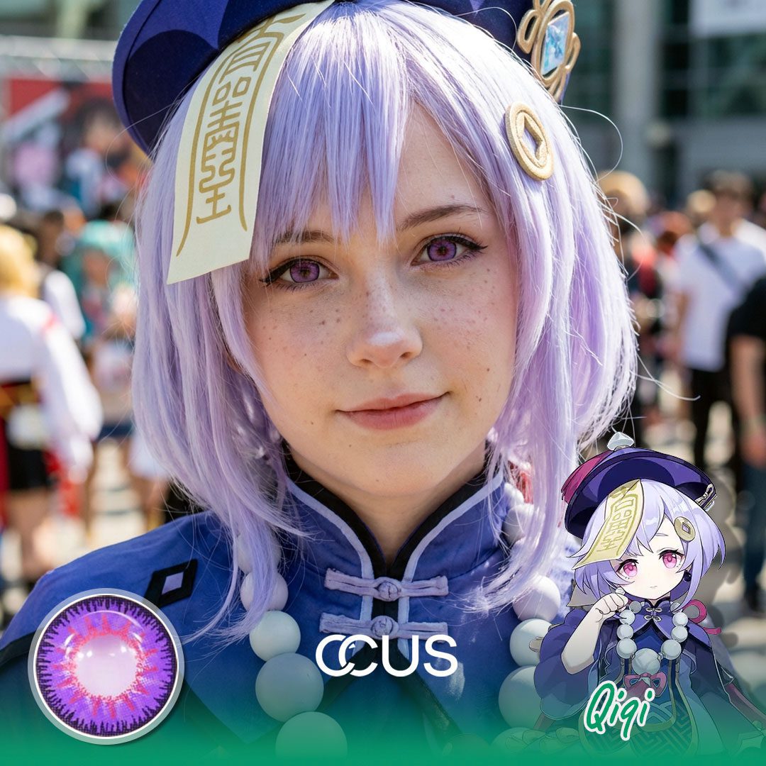 Genshin Impact Qiqi Cosplay Contacts - image 1