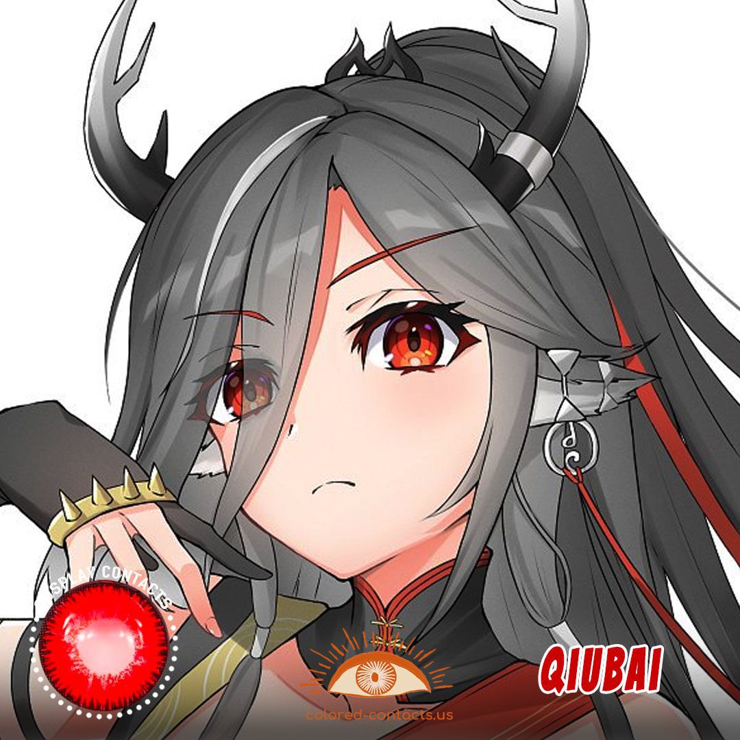 Arknights : Qiubai Cosplay Contact Lenses - image 1