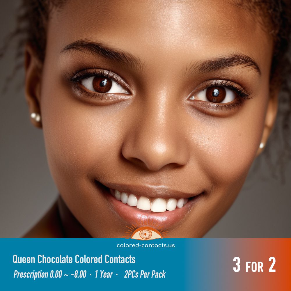 Queen Chocolate Colored Contacts - thumbnail 2