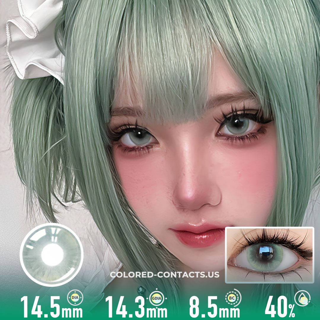 Queen Green Colored Contacts - image 1