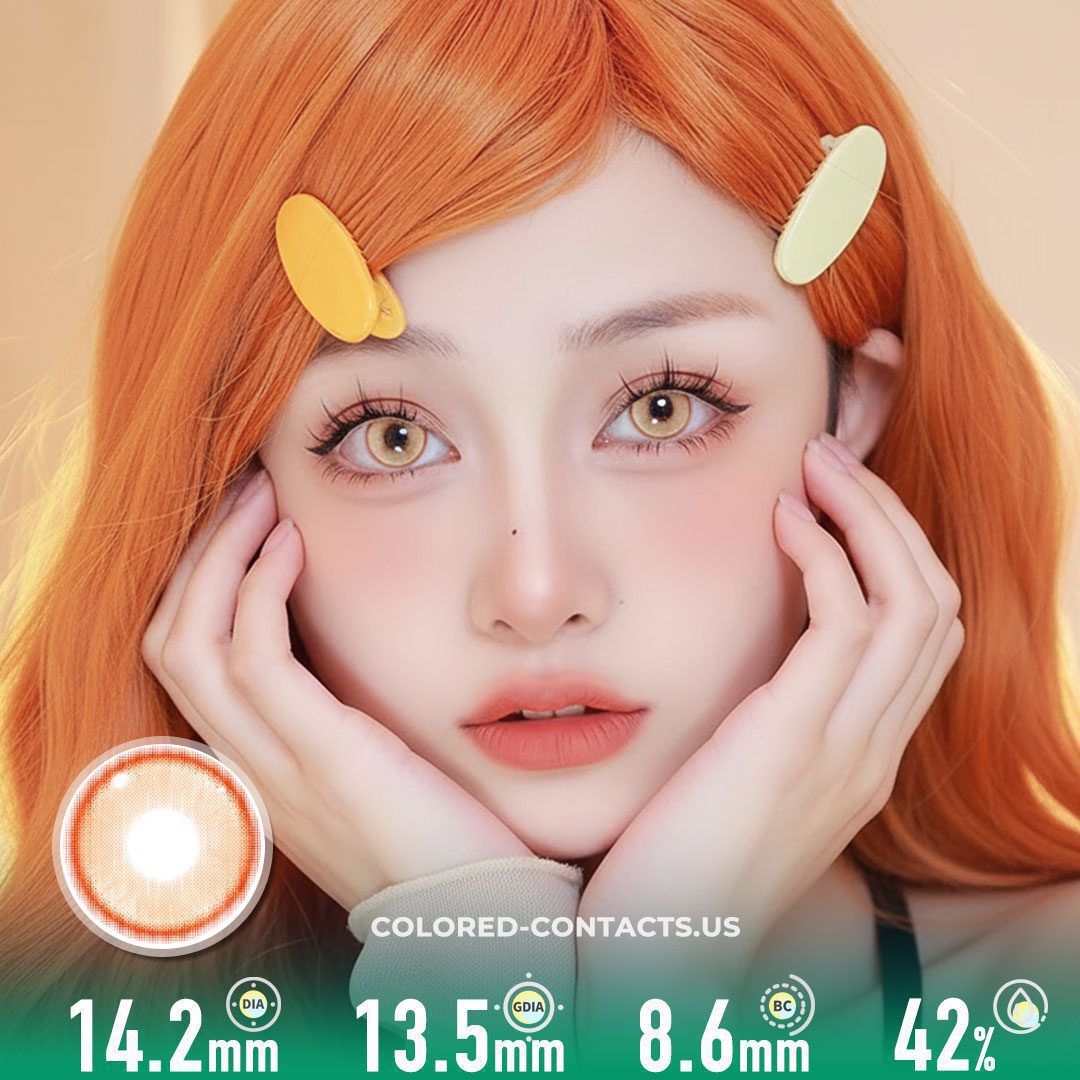 Radiant Ring Golden Brown Colored Contacts - image 1