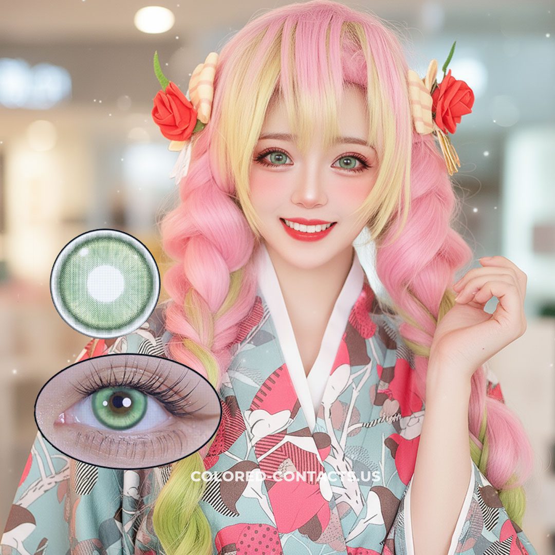 Radiant Ring Green Colored Contacts - thumbnail 2