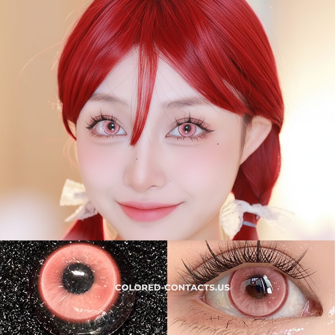 Radiant Ring Pink Colored Contacts - thumbnail 2