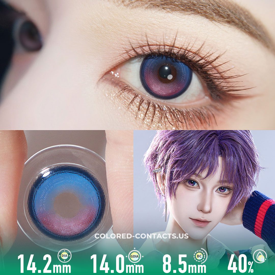 Colorful Rainbow Halloween Contacts - image 1