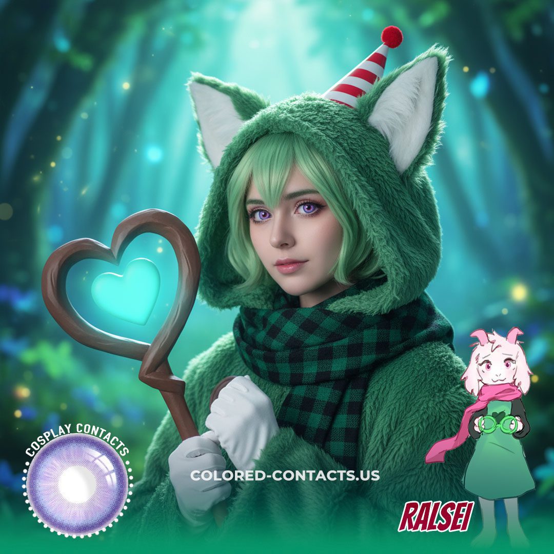 Ralsei Cosplay Contact Lenses - image 1