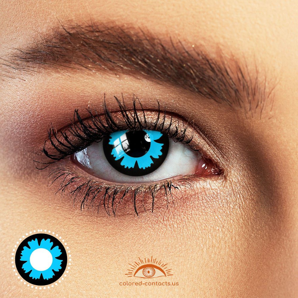 Ramona Flowers Cosplay Blue Colored Contacts - image 1