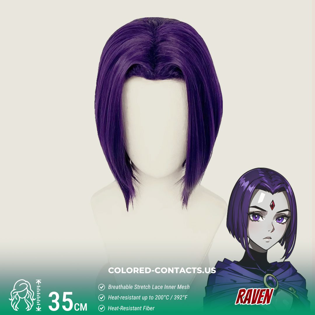 Raven Cosplay Wig - Teen Titans - image 1